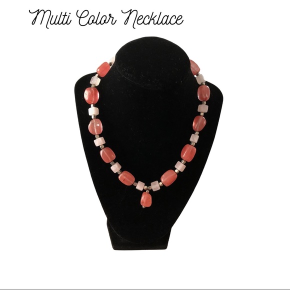 Jewelry - NECKLACE & BRACELET PINK & CORAL